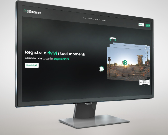 lavori, realizzazione sito web 360 Moment